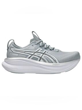 Women's ASICS Gel-Nimbus 28 ATC Running Shoes Gray/Silver 7